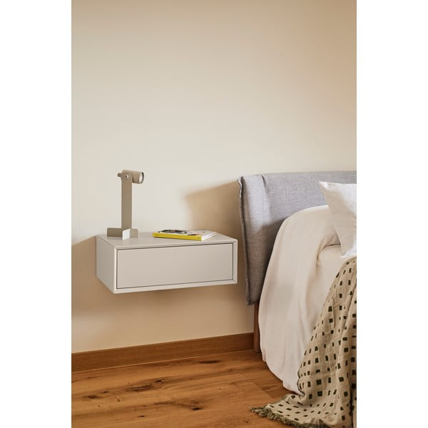 Comodino color crema da parete Platt – Teulat-image-1