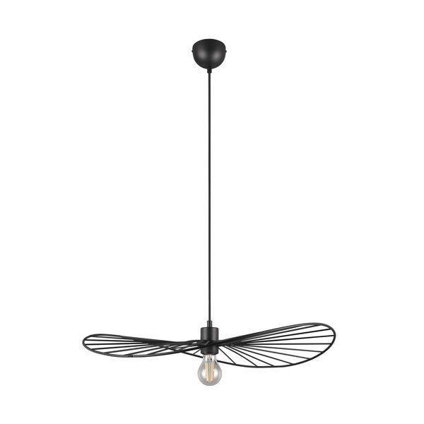 Nero opaco apparecchio a sospensione ø 60 cm Chapeau - Reality