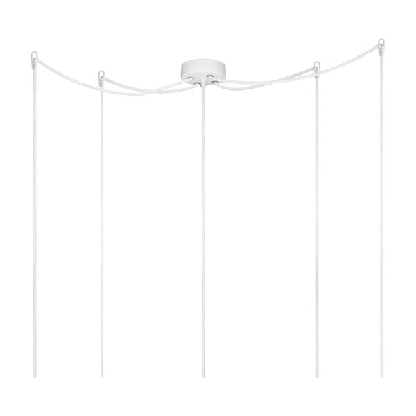 Lampada a sospensione bianca con paralume in metallo ø 5 cm Cero - Sotto Luce-image-3