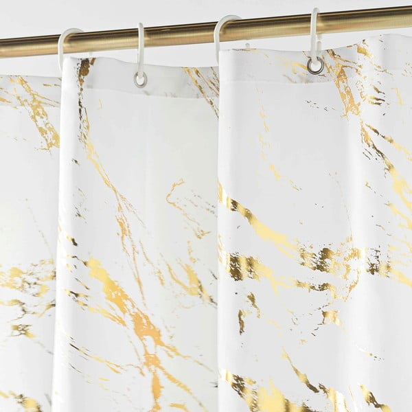 Tenda per doccia 180x200 cm Aquamarbre – douceur d'intérieur-image-2