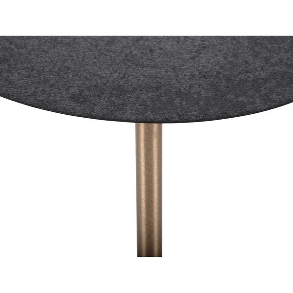 Tavolo rotondo in metallo ø 50 cm Dex - Leitmotiv-image-3
