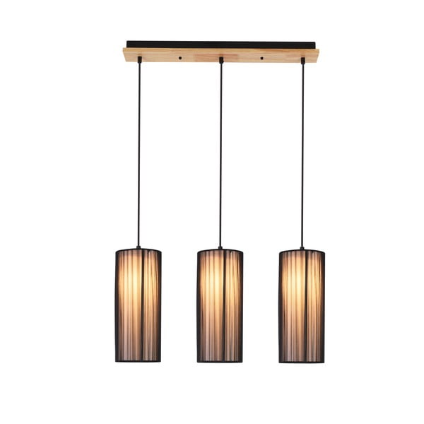 Lampadario con paralume in tessuto Kioto – Candellux Lighting-image-3