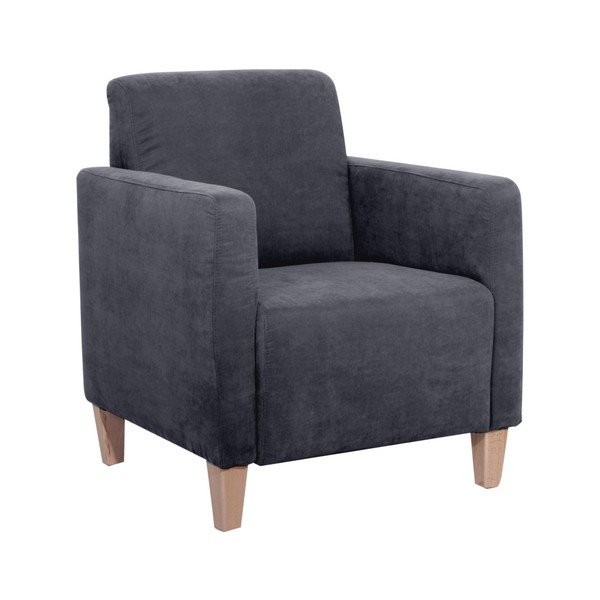 Poltrona antracite Milla Velor - Max Winzer