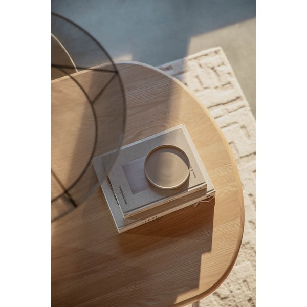 Tavolo da pranzo con piano effetto rovere allungabile con estensione 90x180 cm Twist – Zuiver-image-2