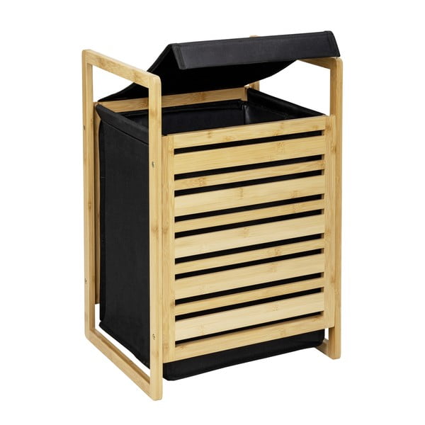 Cesto portabiancheria in tessuto 47 l Ecori - Wenko-image-2