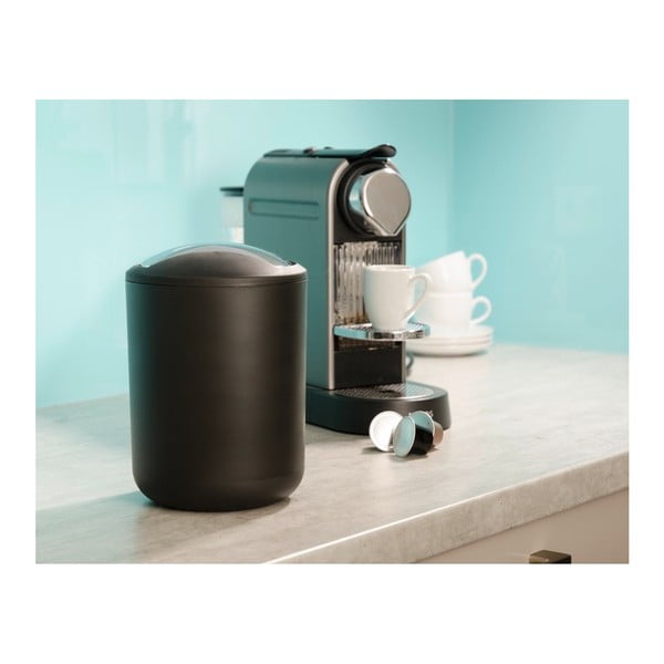 Cestino nero S, altezza 21 cm Brasil - Wenko-image-1