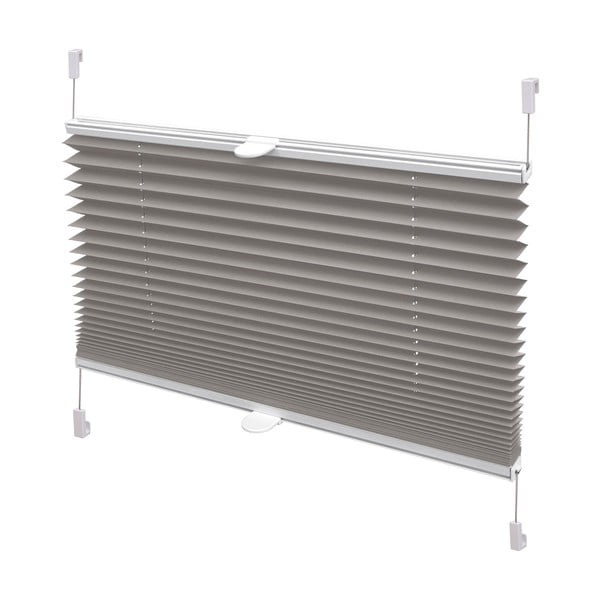 Tenda a pacchetto grigia 72,5x150 cm Plisé Verona – Gardinia-image-1