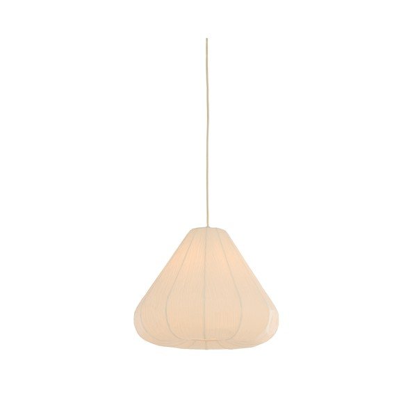 Lampadario color crema con paralume in carta ø 10 cm Sarella – Light & Living-image-2