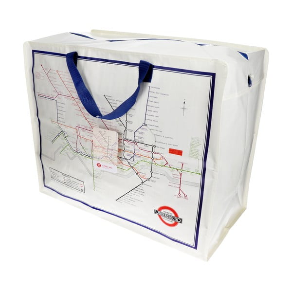 Organizer per vestiti in plastica riciclata 58x28x48 cm Heritage Tube Map – Rex London