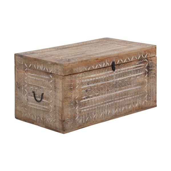 Cassapanca in legno di mango Maneesh - Støraa-image-2