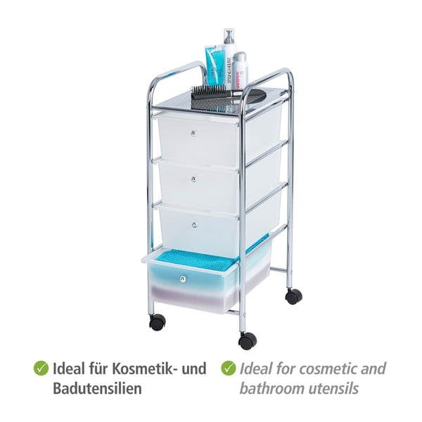 Mensola mobile da bagno con 4 cassetti Messina Messian - Wenko-image-2