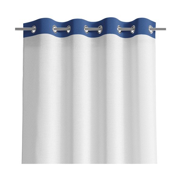 Tenda bianca/blu 140x270 cm Irvette Eyelets - AmeliaHome