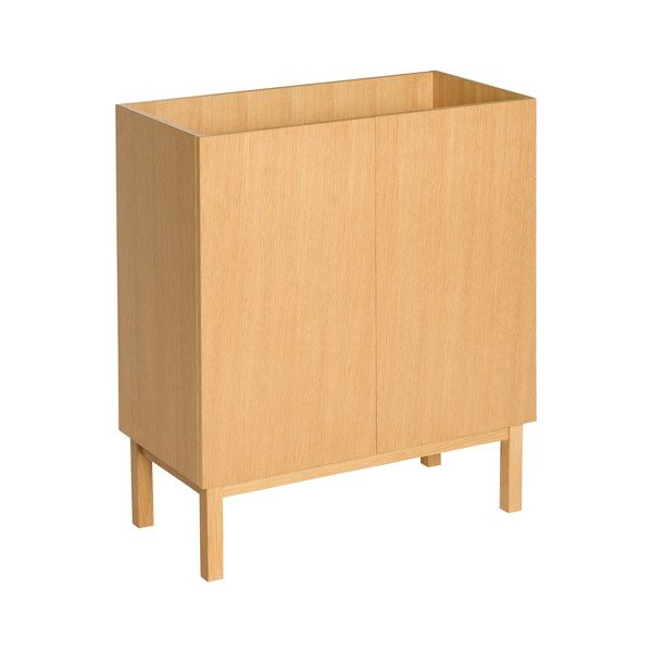 Armadietto di colore naturale con effetto rovere 80x90x40 cm Ark – Hübsch
