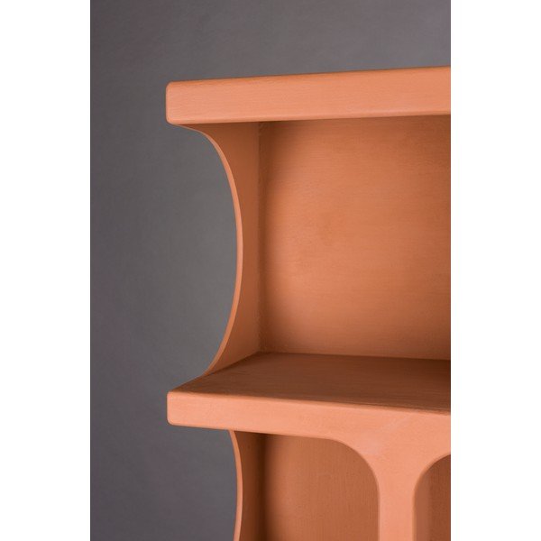 Libreria color terracotta 85x180x37 cm Dundee – Dutchbone-image-4
