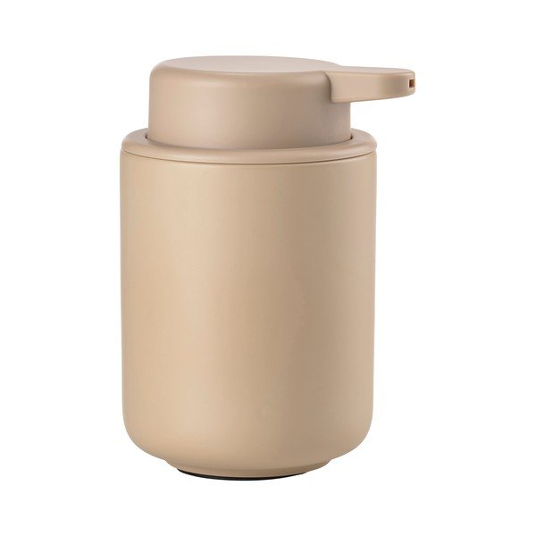 Dispenser per sapone beige in gres 250 ml Ume – Zone