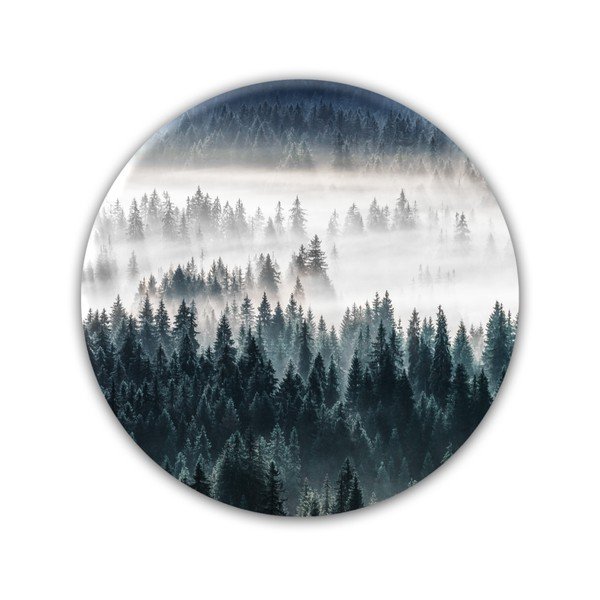 Decorazione da parete Anello Forest Mist, ø 70 cm - Styler
