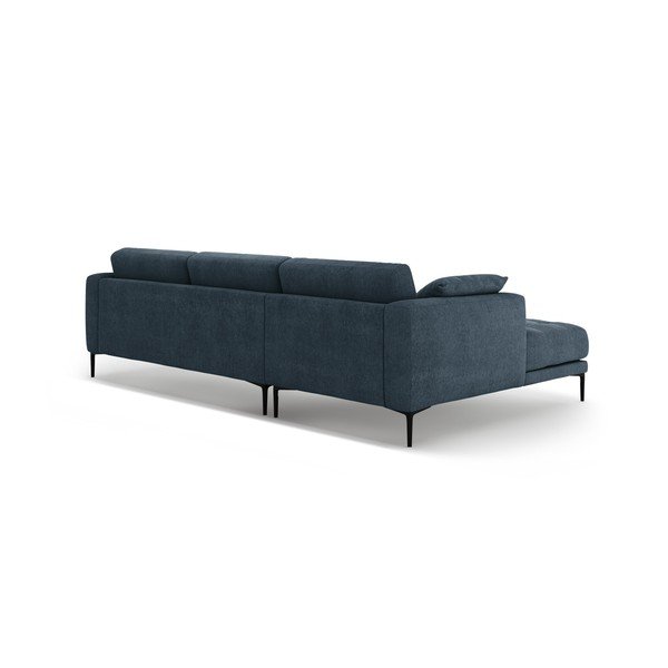 Divano angolare blu scuro (con penisola a sinistra/con chaise lounge) Bemy – Micadoni -image-2
