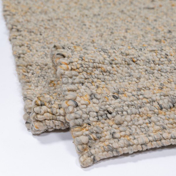 Tappeto giallo/grigio chiaro tessuto a mano 200x290 cm Finley – Flair Rugs-image-4