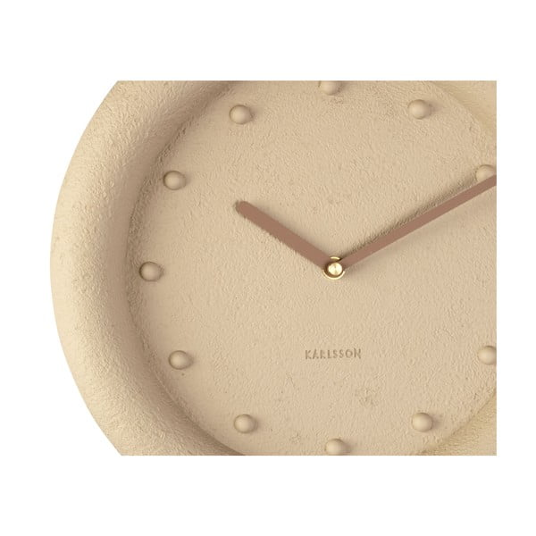 Orologio da parete beige , ø 30 cm Petra - Karlsson-image-1