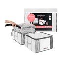 Set di organizer per vestiti sottovuoto/rinforzati in tessuto 2 pz 42x25x25 cm Life – Compactor
