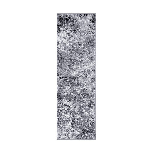 Runner grigio Lux , 70 x 300 cm Fundido - Hanse Home