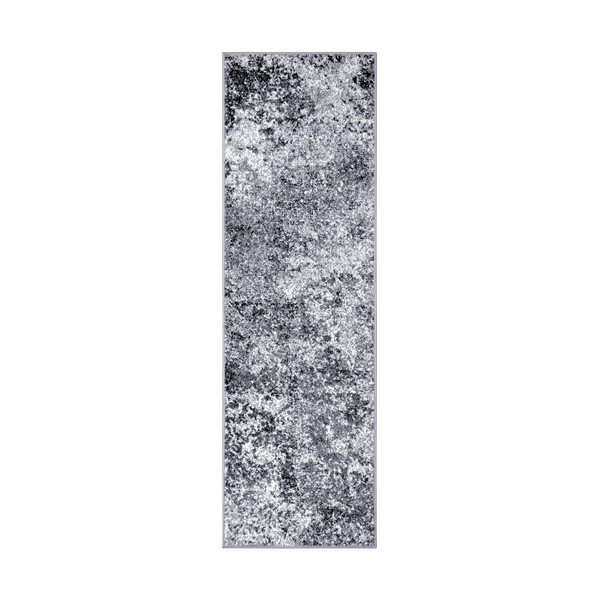 Runner grigio Lux , 70 x 300 cm Fundido - Hanse Home