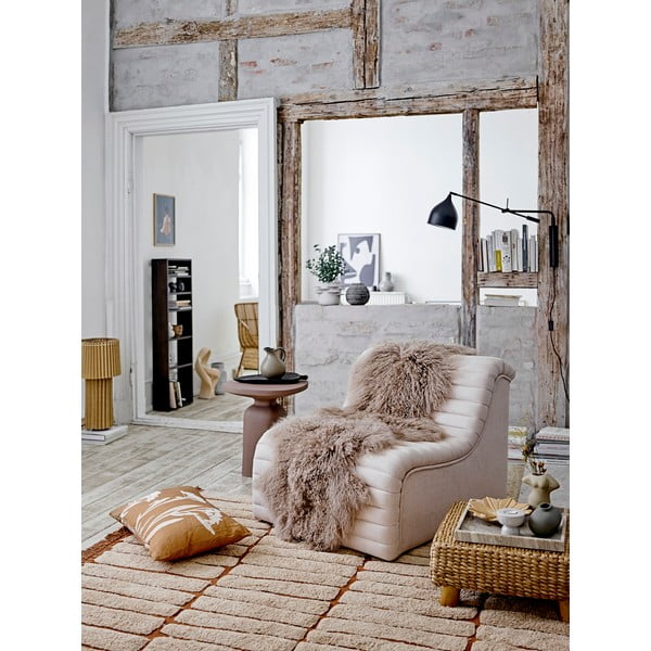 Poltrona beige Allure - Bloomingville-image-1