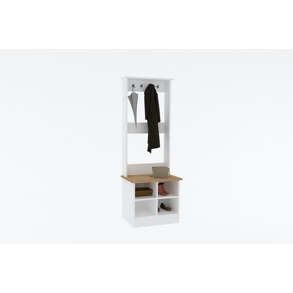 Set da corridoio bianco/naturale Mare - Kalune Design-image-1