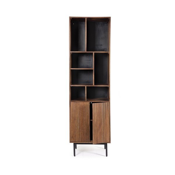 Armadietto di colore naturale in mango massiccio 55x190x40 cm Tadita – Bizzotto-image-4