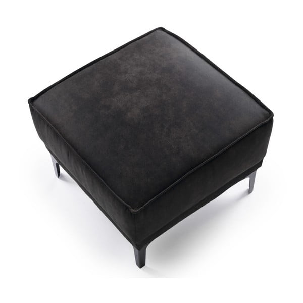 Sgabello antracite in similpelle Copenhagen - Scandic-image-3