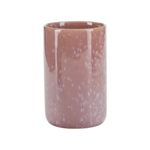 Tazza in ceramica viola per spazzolini da denti Reactive - Bahne & CO