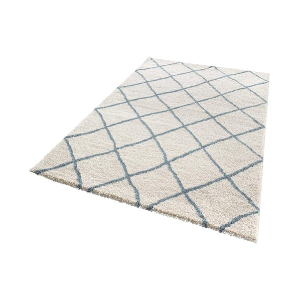 Tappeto bianco Grid, 80 x 150 cm - Mint Rugs-image-2