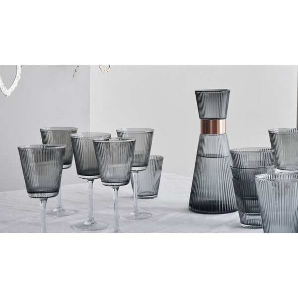 Decanter in vetro grigio da 1 l Grand Cru Nouveau - Rosendahl-image-4