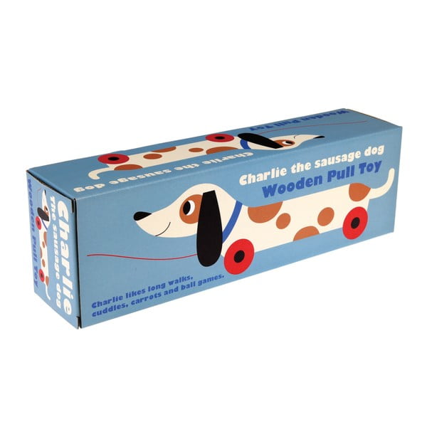 Giocattolo da tirare Charlie the Sausage Dog - Rex London-image-3