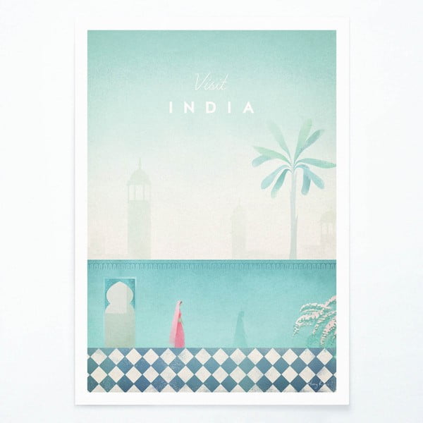 Poster , A3 India - Travelposter