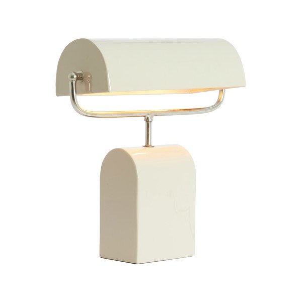 Lampada da tavolo color crema in metallo (altezza totale 38 cm) Cardona – Light & Living-image-2