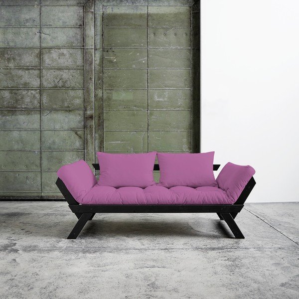 Variabilní pohovka Karup Bebop Black/Taffy Pink