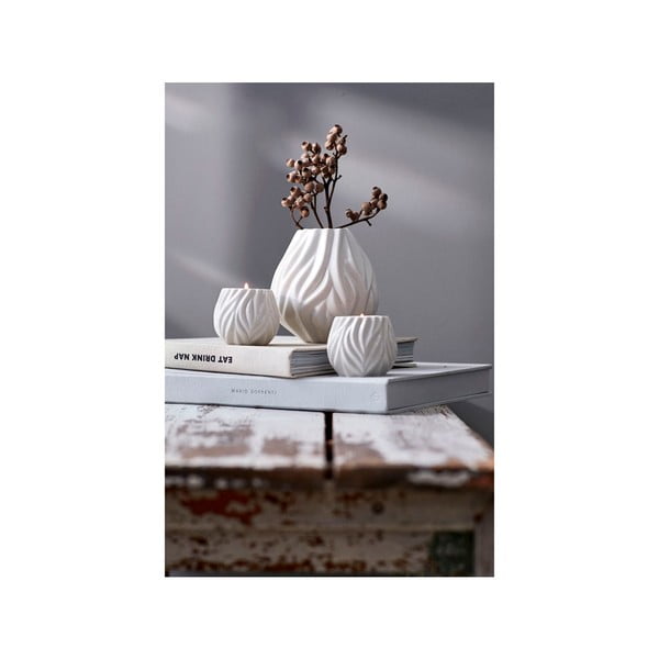 Vaso in porcellana bianca Flame - Morsø-image-3