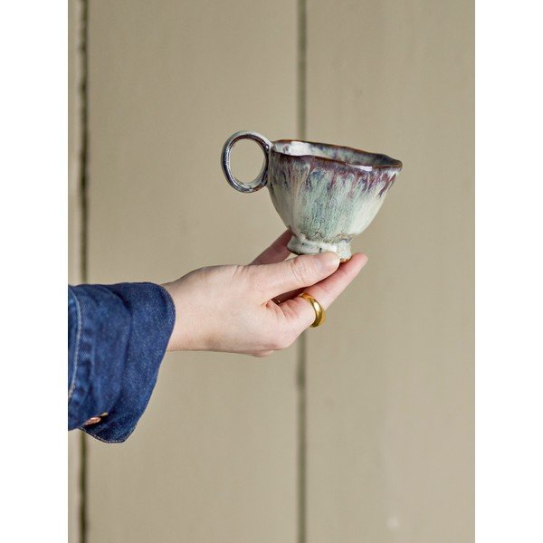 Tazzina beige in gres 175 ml Imogen – Bloomingville-image-1