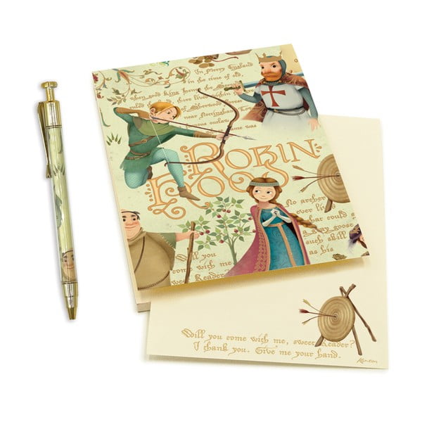 Quaderno con penna 50 pagine formato A6 Robin Hood - Kartos