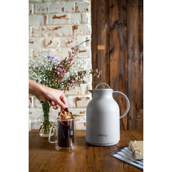 Šedá termoska Vialli Design AMO, 1 l-image-1