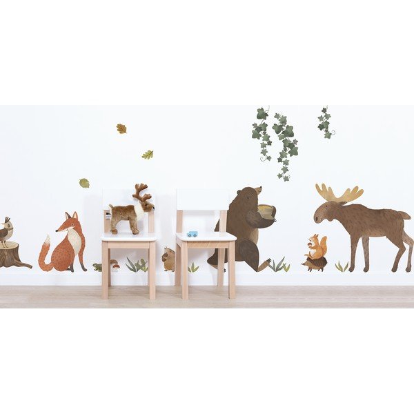 Foglio adesivo 30x42 cm Woodland Rabbit & Friends - Lilipinso-image-1