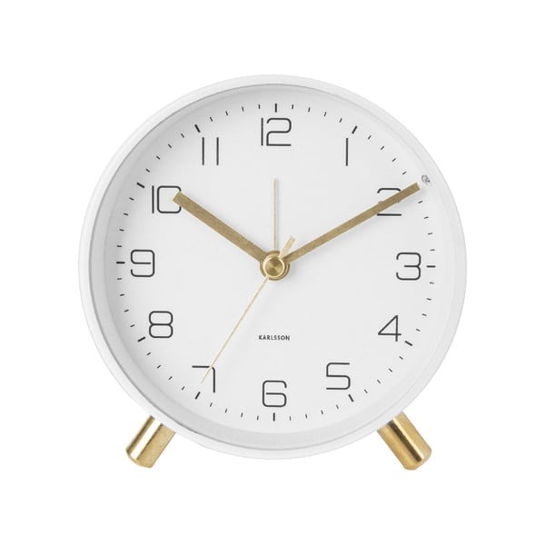 Sveglia bianca , ø 11 cm Lofty - Karlsson-image-1