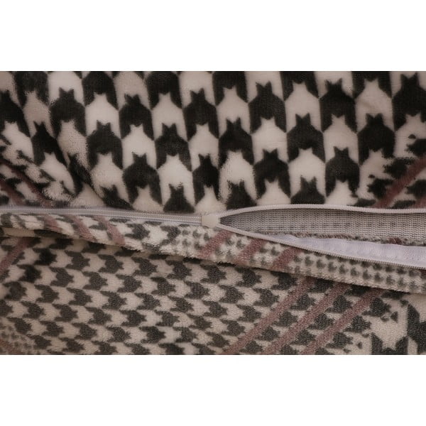 Biancheria da letto singola grigia micro felpata 140x200 cm - My House-image-4