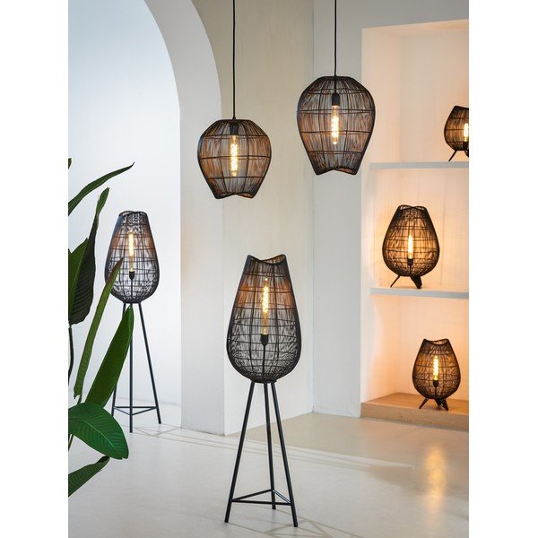 Lampada da soffitto nera ø 28 cm Yumi - Light & Living-image-1