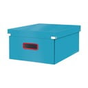 Scatola di cartone blu con coperchio 48x37x20 cm Click&Store - Leitz