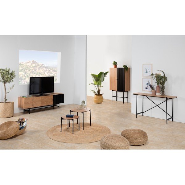 Set di 2 tavoli contenitori in legno Piera - Marckeric-image-1