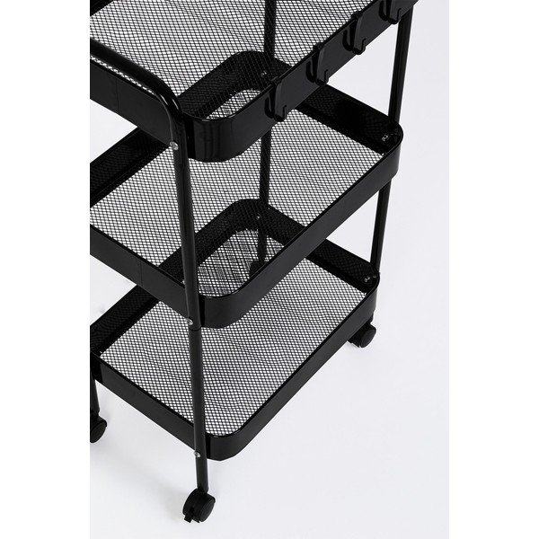 Tavolino da servizio in metallo su ruote 29,5x41 cm Leiky – Yes Everyday-image-4