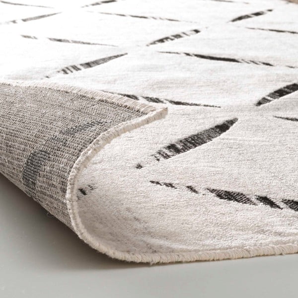 Tappeto beige in misto cotone 68x110 cm Modesto – douceur d'intérieur-image-3