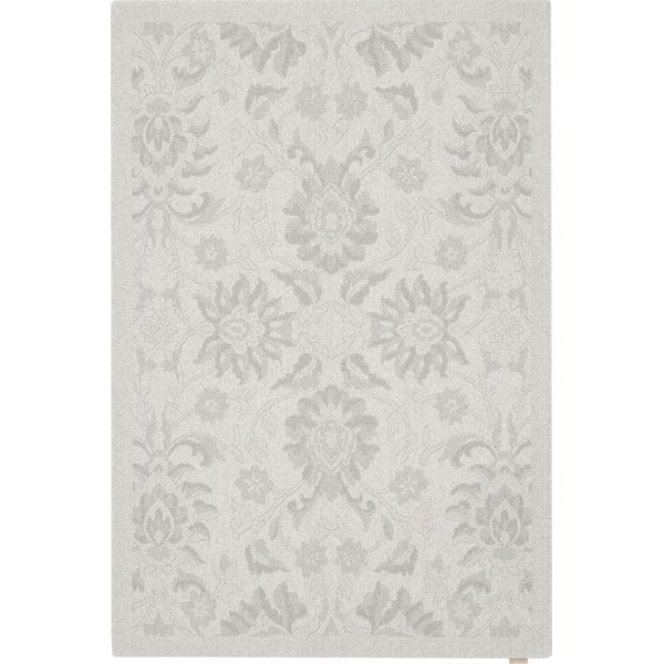 Tappeto in lana grigio chiaro 120x180 cm Mirem - Agnella
